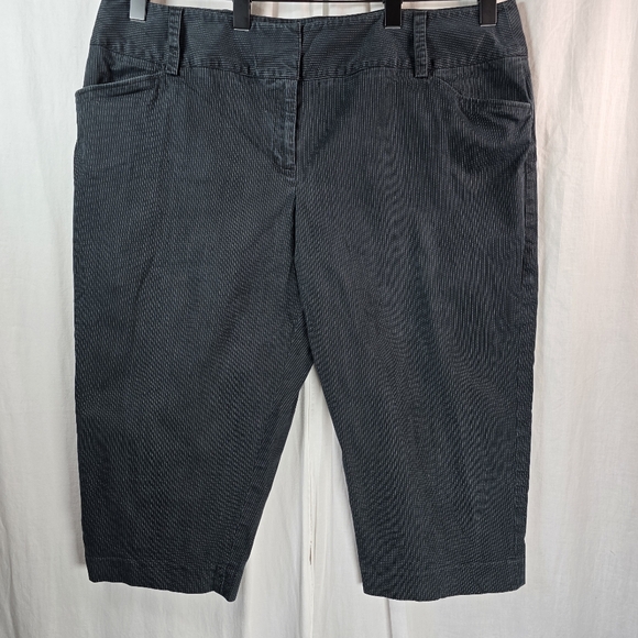 Nine West women's cropped pants RN54050 size 22W in black - Picture 1 of 9